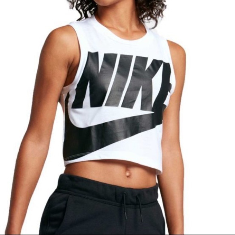 White Nike Tank Top